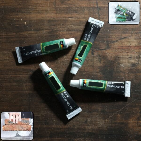 AdhesiveSealant-WOSKU-01.jpg Multi-Purpose Instant Sealant Repair Adhesive Tube Pack of 4 (12 ML Each)
