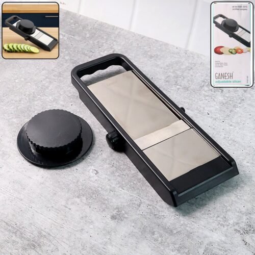 Adjustable-Slicer-01.jpg Premium Adjustable Vegetable & Fruit Slicer with Sharp Stainless Steel Blade