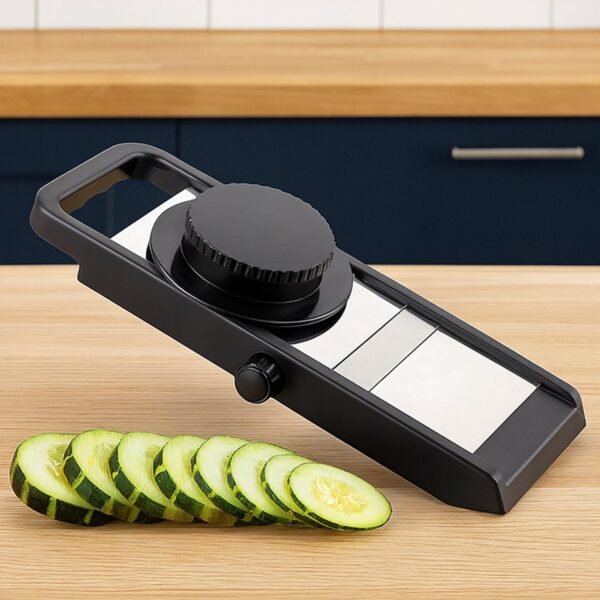 Adjustable-Slicer-03.jpg Premium Adjustable Vegetable & Fruit Slicer with Sharp Stainless Steel Blade