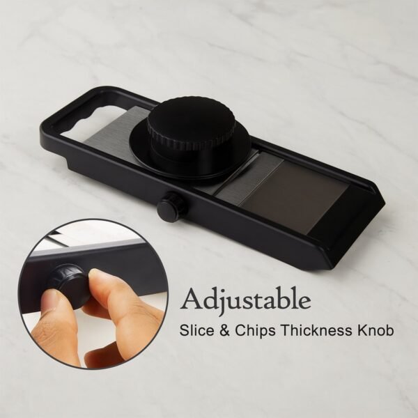 Adjustable-Slicer-04.jpg Premium Adjustable Vegetable & Fruit Slicer with Sharp Stainless Steel Blade