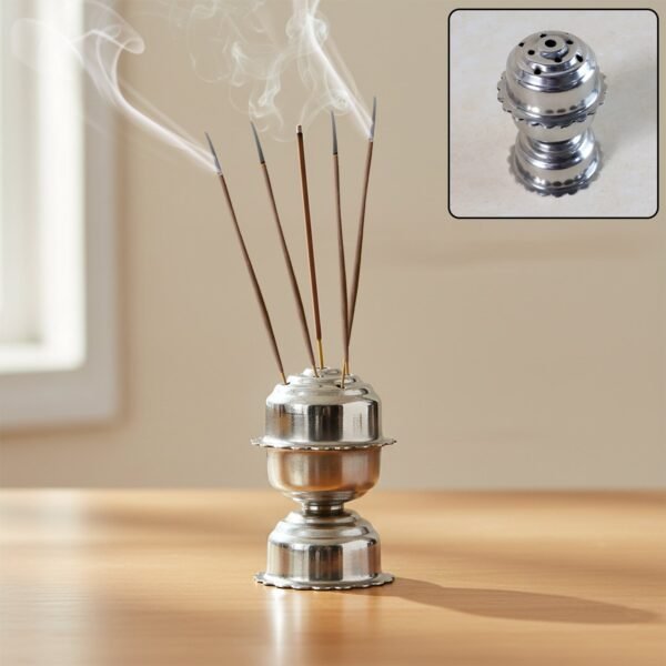 Agarbatti-Stand-01.jpg Stainless Steel Big jasmine Agarbatti Stand (1 Pc)
