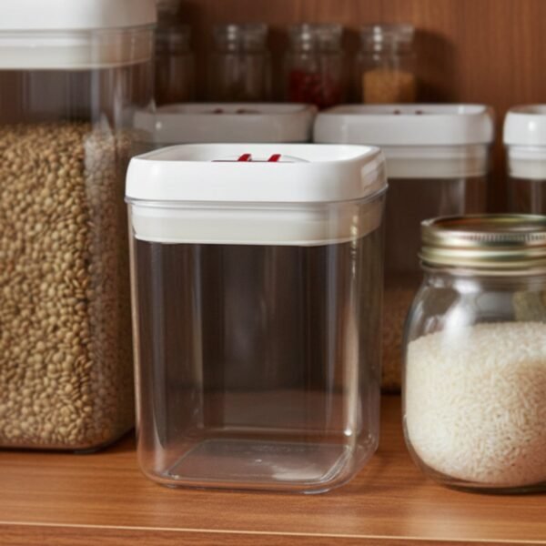Airtight Lock & Seal Transparent Kitchen Storage Container (1100 ML)