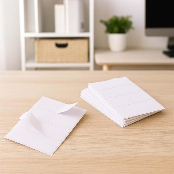 Premium All Purpose Adhesive White Labels (128 Labels)
