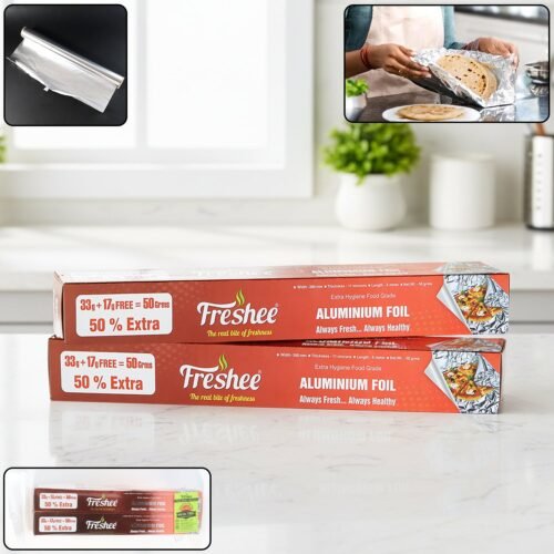 Freshee Premium Aluminium Foil — Twin Pack 2 Pc (Net 50 g each)