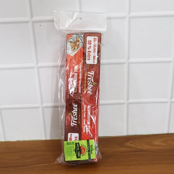 Freshee Premium Aluminium Foil — Twin Pack 2 Pc (Net 50 g each)