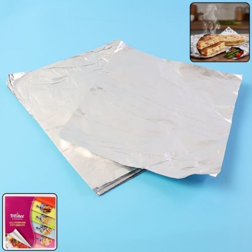 Aluminium Foil Cut Sheets 220×250 mm – 50 Sheets