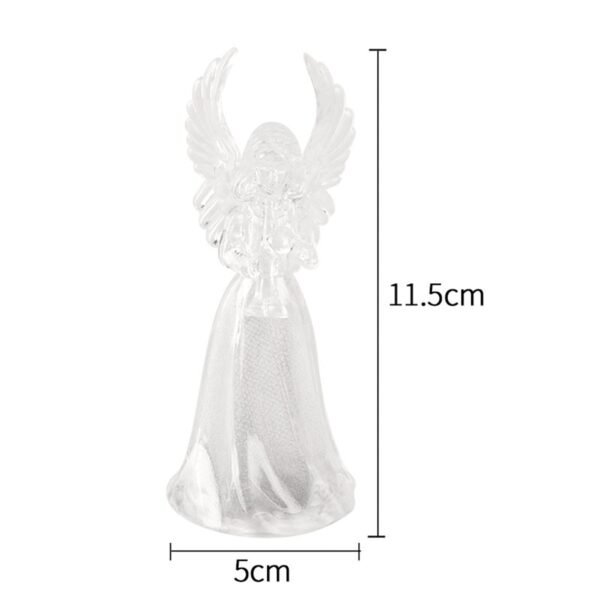 Decorative LED Light-Up Angel Figurines (12 Pc)