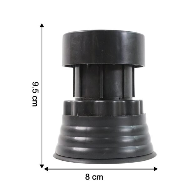 AntiVibrationPads-size.jpg Heavy-Duty Adjustable Furniture Stand / Washing Machine Stand - (4 Pc / Set)