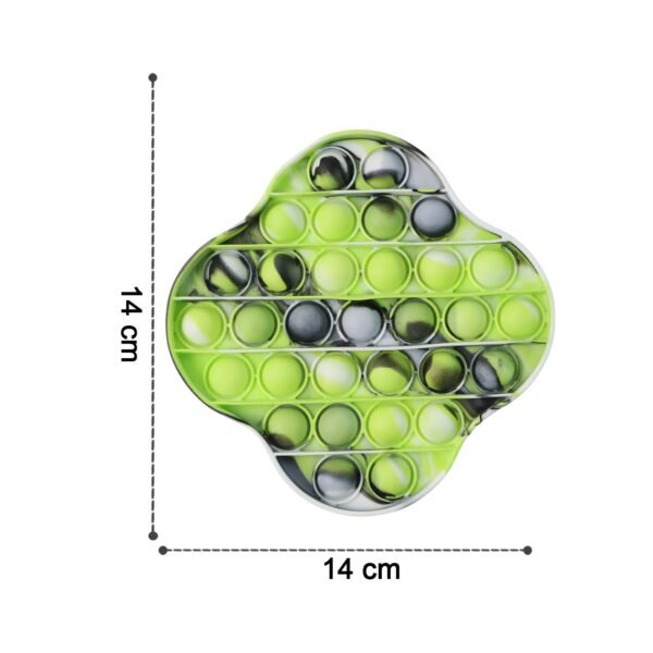 ArmyStylePopit-size.jpg Premium Cloud Shape Silicone Pop It Fidget Toy (1 Pc)