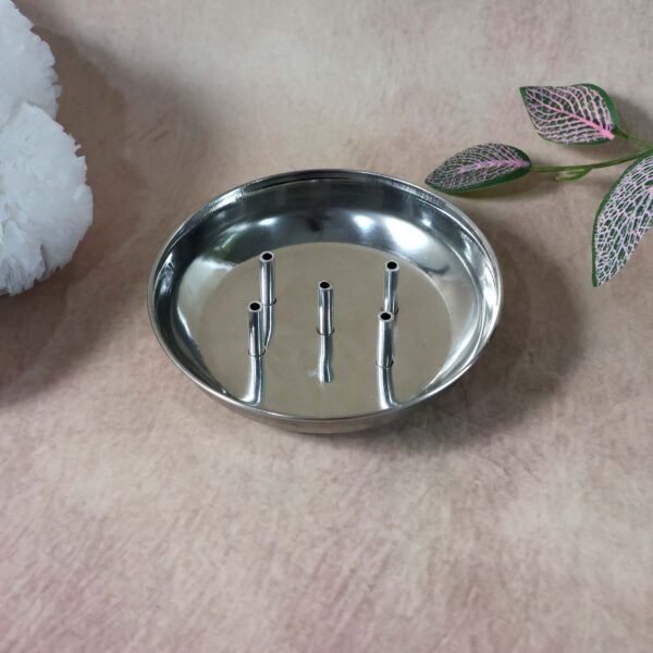 Stainless Steel Lotus Agarbatti Stand SIA-5 (1 Pc)