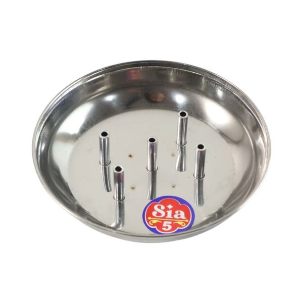 Stainless Steel Lotus Agarbatti Stand SIA-5 (1 Pc)