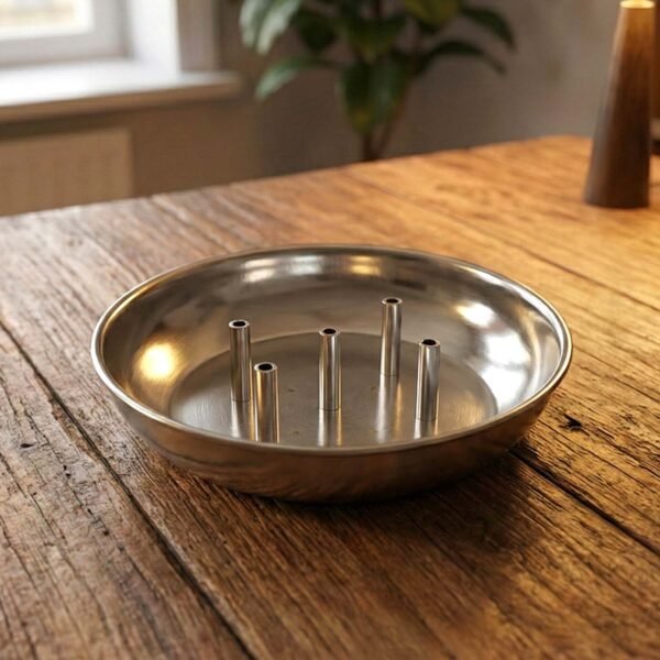 Stainless Steel Lotus Agarbatti Stand SIA-5 (1 Pc)