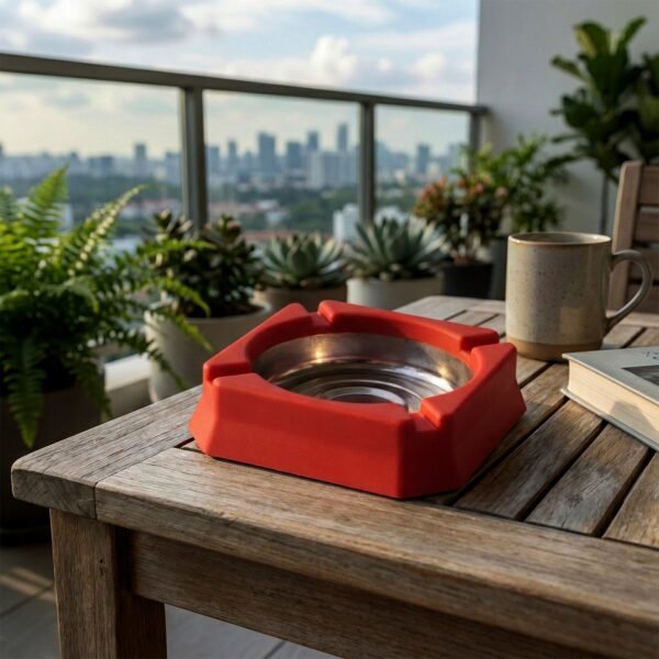 Heat-Resistant Ashtray (1 Pc)