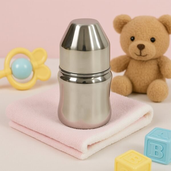 Baby-Feeding-Bottle-06.jpg Apex Premium Stainless Steel Baby Feeding Bottle (125 ML / 1 Pc)