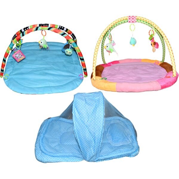 Multipurpose Baby Play Gym and Sleeping Mat (Mix Design / 1 Pc)