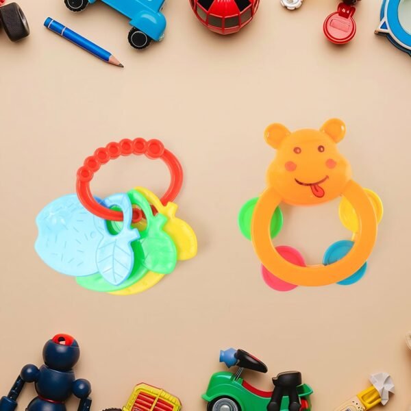 Plastic Baby Rattle Toys 5 Pcs Set
