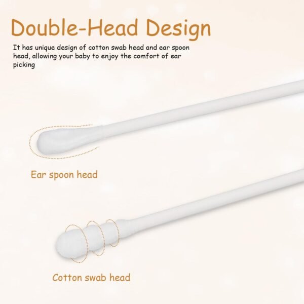 Premium Ultra-Soft Baby Cotton Swabs (200 Pc)