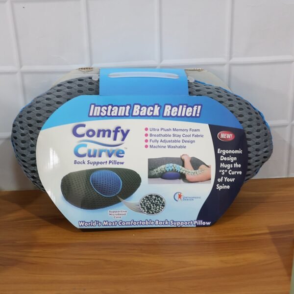 Back-Support-Pillow-08.jpg Ergonomic Orthopedic Back Support Pillow (18 x 9 Inch / 1 Pc)