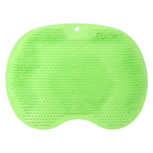 Green Silicone Bath Massage Cushion – Suction Cup Exfoliating Foot Scrubber & Mat