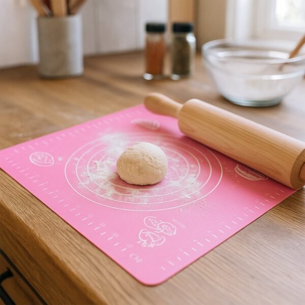 Non-Stick Dough Rolling & Baking Mat - (1 Pc / 29x26 Cm)
