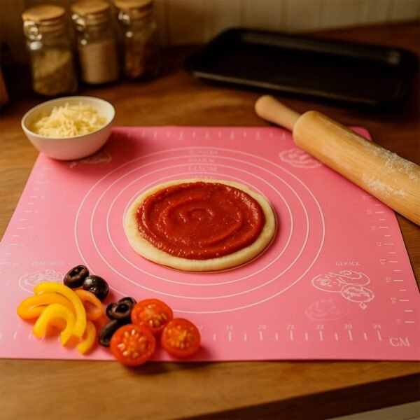 Non-Stick Dough Rolling & Baking Mat - (1 Pc / 29x26 Cm)