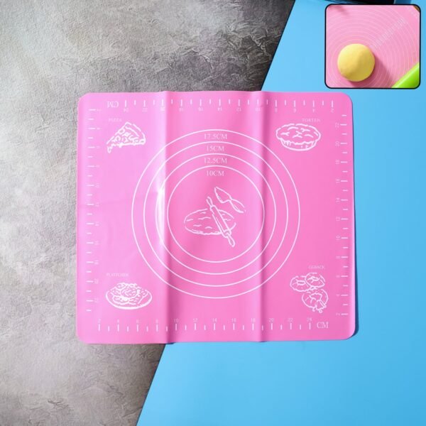 Non-Stick Dough Rolling & Baking Mat - (1 Pc / 29x26 Cm)