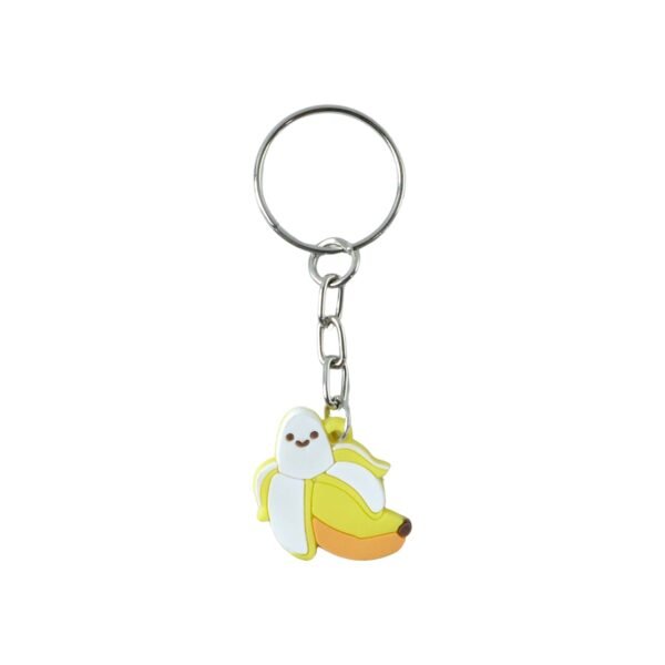 Banana-Keychain-05.jpg Cute Banana Shape Cartoon Keychain (1 Pc)
