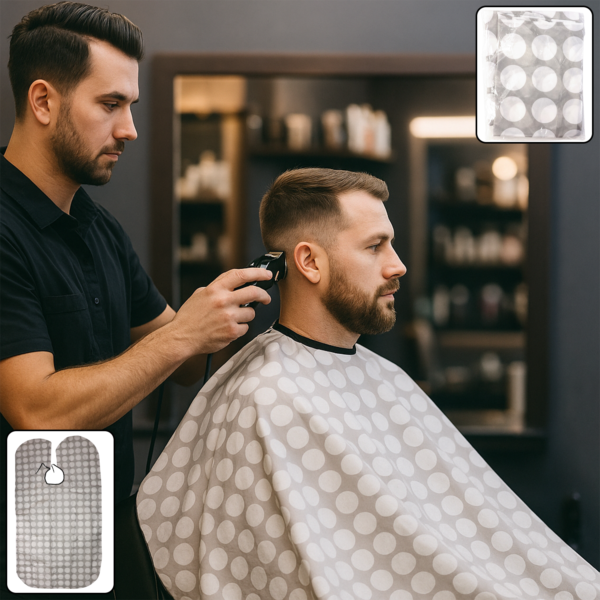 BarberCap-WOSKU-01.png Professional Hair Cutting Cape (1 Pc)