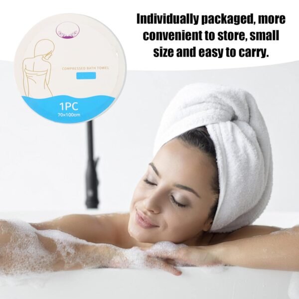Bathtowel-03.jpg Compressed Travel Bath Towel - (1 Pc / 70x10 Cm)