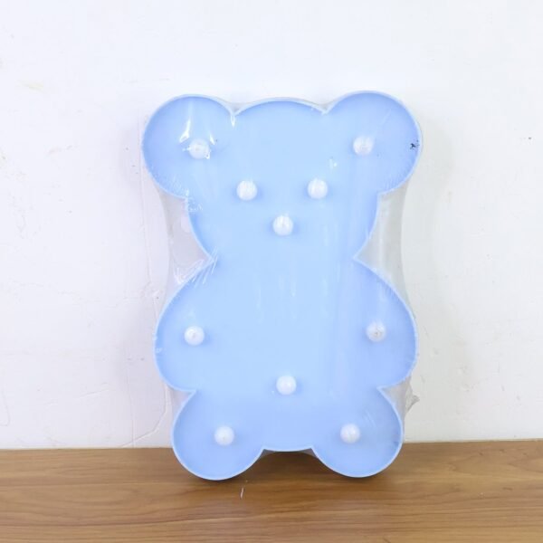 Teddy Bear Shape LED Decorative Night Light (1 Pc)