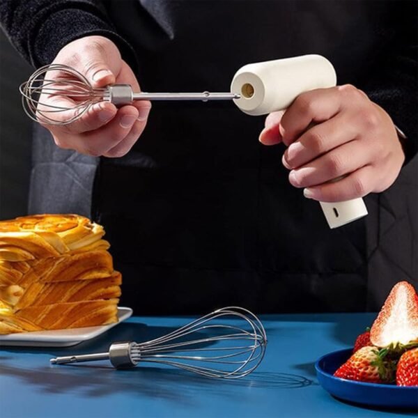 Beater-02.jpg Cordless Electric Whisk & Egg Beater - (1 Pc)