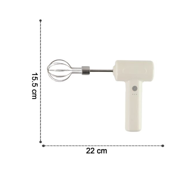 Beater-size.jpg Cordless Electric Whisk & Egg Beater - (1 Pc)