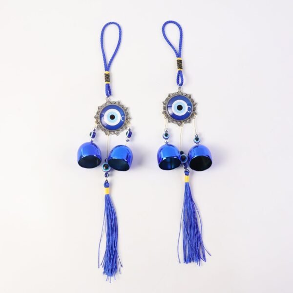 Big-Evil-Eye-Protection-Chakra-05.jpg Decorative Evil Eye Hanging Wind Chime Set (2 Pc Set)