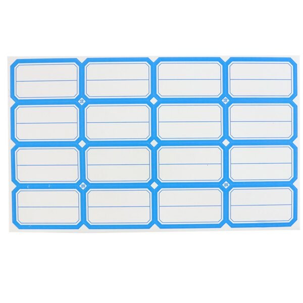 BlueSingleSticker-04.jpg 1 Sheets Self-Adhesive Label Stickers