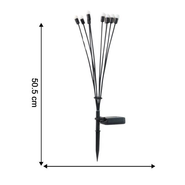 Solar LED Fiber Optic Garden Light - (1 Pc / Mix LED LIght)