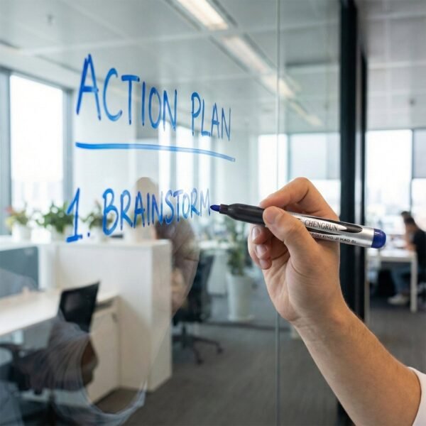 Premium Permanent Blue Marker Pen (1 Pc)