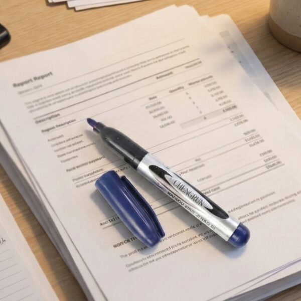 Premium Permanent Blue Marker Pen (1 Pc)