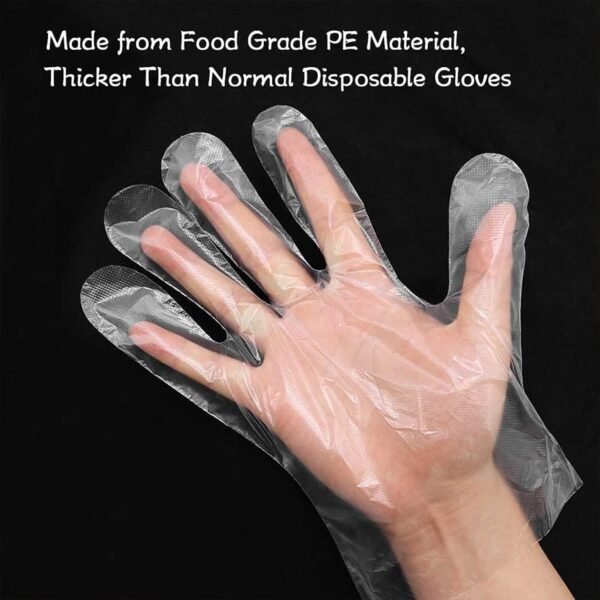 Eco-Friendly Kitchen Hand Gloves, Disposable hand gloves, Free size (100 Pc)