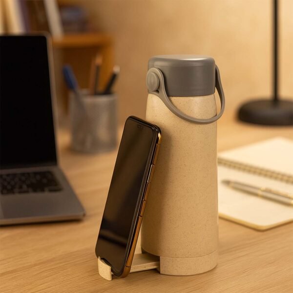 Bottle-05_2020b5e8-8337-4c71-a6ce-a781e6e7dc93.jpg Creative Wheat Glass Water Bottle with Phone Holder (380ml)
