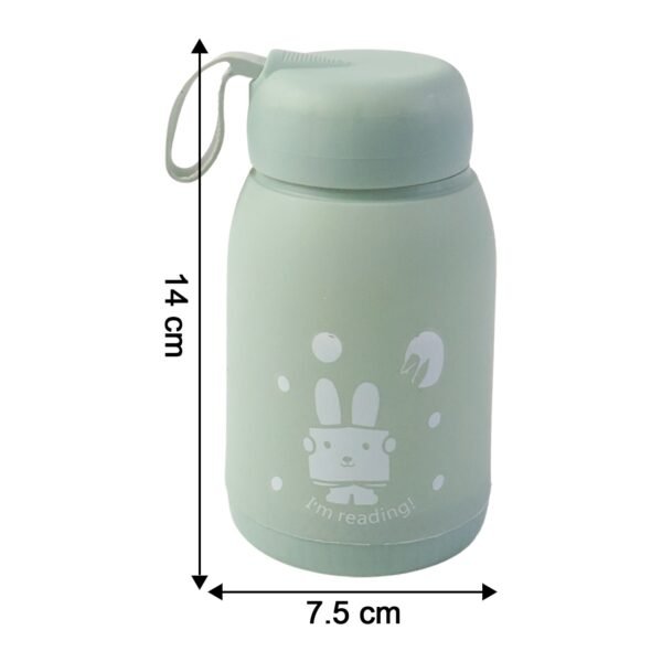 Cute Rabbit Printed Portable Insulated Water Bottle (330ML / 1 Pc)