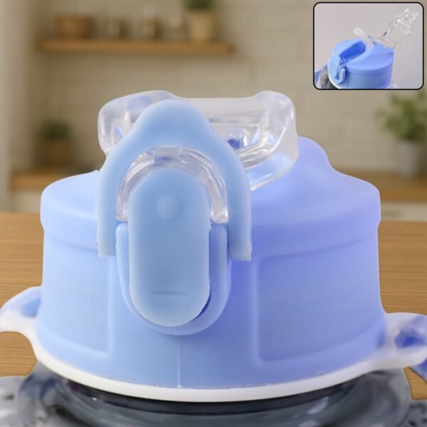 Bottle-07_db485e58-bb6e-4f3f-89e3-7d2dd3e8cc08.jpg Kids Cartoon Bear Water Bottle with Straw & Shoulder Strap (1 Pc)