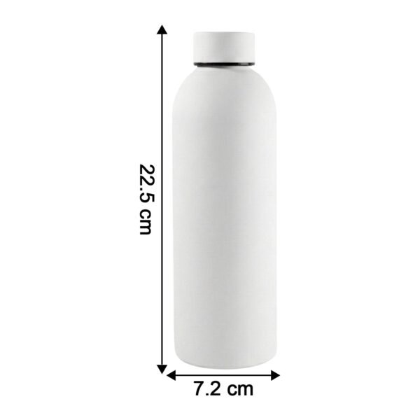 Bottle-07_e7192533-0f8c-409b-bbca-ba27af245b2b.jpg Stainless Steel Double Wall Vacuum-Insulated Drink Water (White / 500 ML Approx)