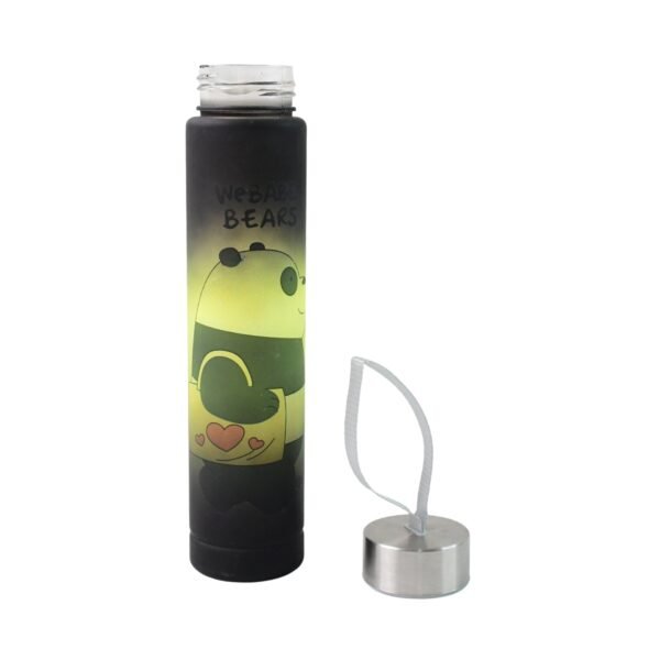 Cute Cartoon Printed Plastic Water Bottle (300 ML / 1 Pc)