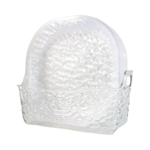 9-in-1 Crystal Glass Snack Serving Plates Set