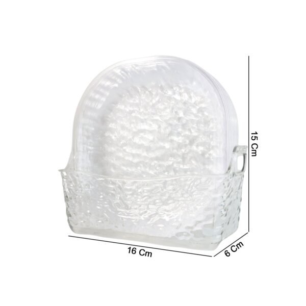 9-in-1 Crystal Glass Snack Serving Plates Set