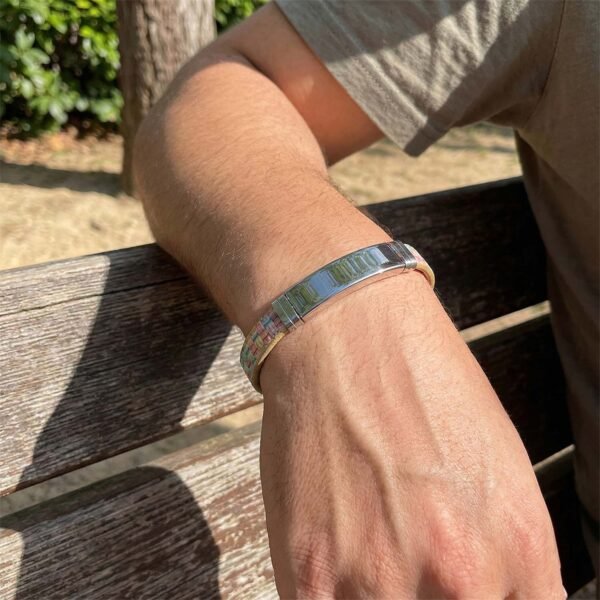 Bracelate1-03_e309c768-de27-4599-b8ed-8210b4e822e0.jpg Premium Fancy Wrist Bracelet with Multicolor Woven Design (1 Pc)