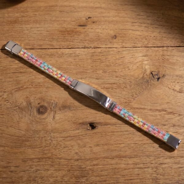 Bracelate1-05_402c71aa-8550-40fd-8432-531b30732eeb.jpg Premium Fancy Wrist Bracelet with Multicolor Woven Design (1 Pc)