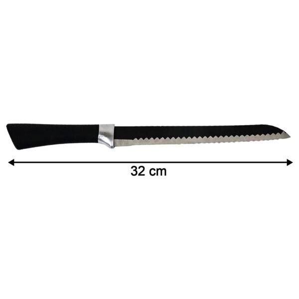 Bread-Knife-06.jpg Premium 32 Cm Serrated Bread Knife with Ergonomic Handle, Chhari
