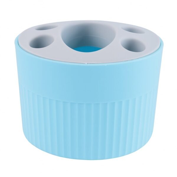 Multipurpose Bathroom Toothbrush and Utility Holder Stand with Multiple Slots (1 Pc)