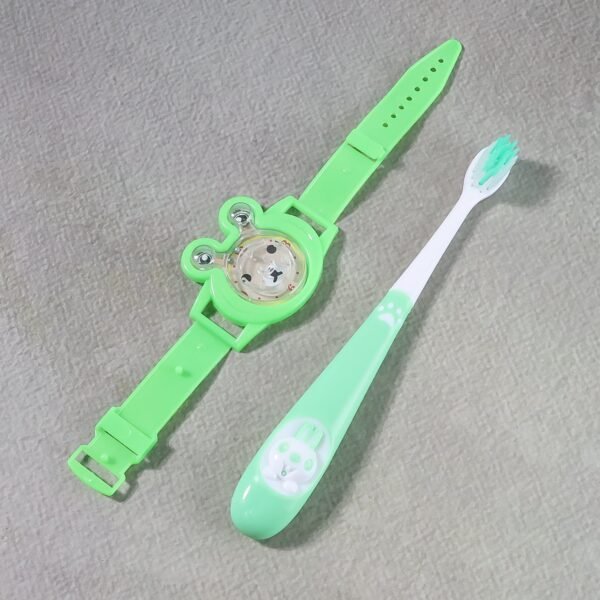 Brush-with-Watch-05.jpg Kids Toothbrush and Cartoon Watch Toy Set